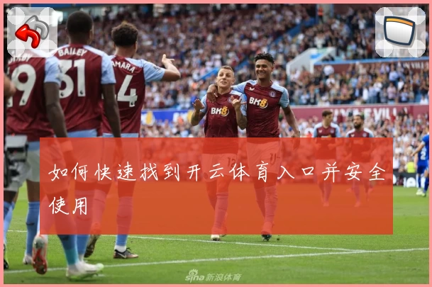 如何快速找到开云体育入口并安全使用